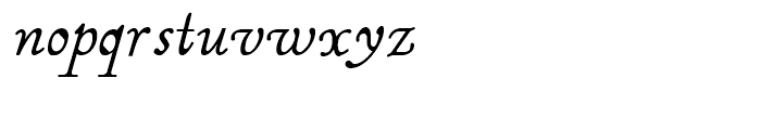 Decimosexto NF Italic Font LOWERCASE