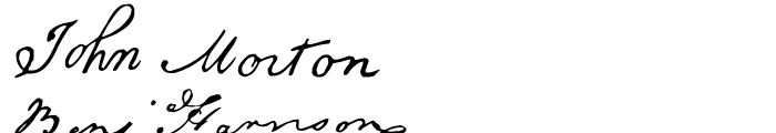 Declaration of Independence Font OTHER CHARS