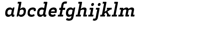 Decour Bold Italic Font LOWERCASE