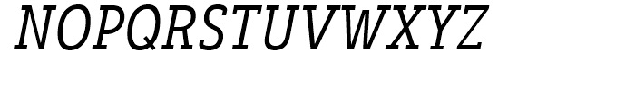 Decour Condensed Italic Font UPPERCASE