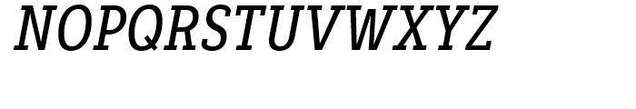 Decour Condensed Semi Bold Italic Font UPPERCASE