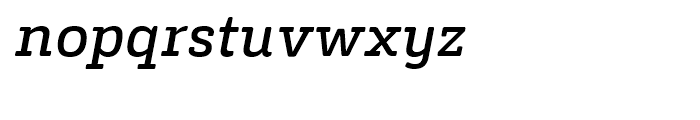 Decour Soft Semibold Italic Font LOWERCASE