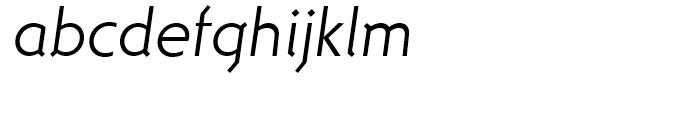 Deedee Light Italic Font LOWERCASE