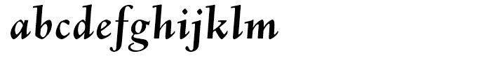 Deepdene Bold Italic Font LOWERCASE