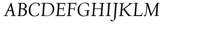 Deepdene Italic Font UPPERCASE