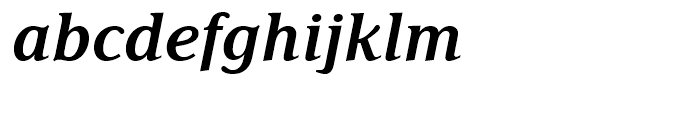 Delima Semi Bold Italic Font LOWERCASE
