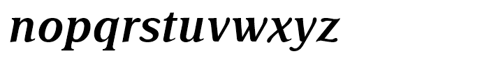 Delima Semi Bold Italic Font LOWERCASE
