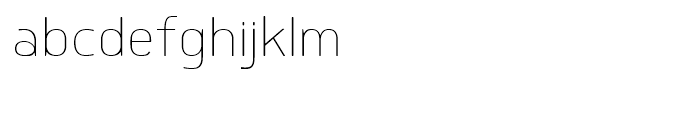 Delm Thin Font LOWERCASE