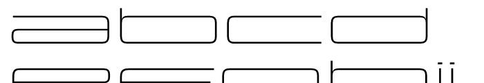 Design System F 100 R Font LOWERCASE