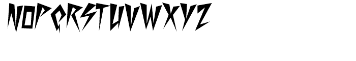 Desperate Regular Font LOWERCASE