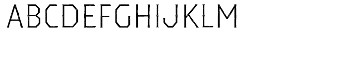 Dever Serif Halftone Light Font UPPERCASE
