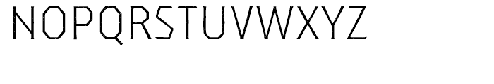 Dever Serif Halftone Light Font UPPERCASE
