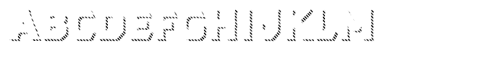 Dever Serif Line Bold Font LOWERCASE