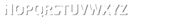 Dever Serif Line Regular Font LOWERCASE