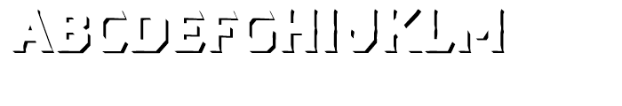 Dever Serif Shadow Bold Font UPPERCASE