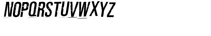 Deviant Strain Oblique Font UPPERCASE