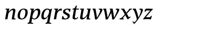 Devin Semi Bold Italic Font LOWERCASE