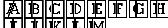 Dextor Initials Standard D Font UPPERCASE