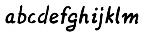 DeBouffet Italic Font LOWERCASE
