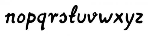 DeBouffet Italic Font LOWERCASE