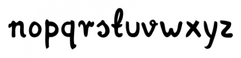 DeBouffet Regular Font LOWERCASE