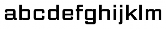 DeLuxe Gothic Regular Font LOWERCASE