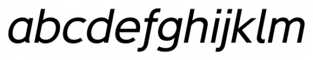 Deansgate Italic Font LOWERCASE