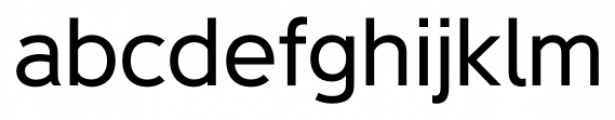 Deansgate Regular Font LOWERCASE