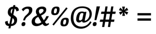Deca Sans Medium Italic Font OTHER CHARS