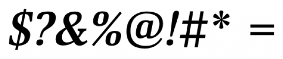 Deca Serif Bold Italic Font OTHER CHARS