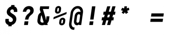 Decima Mono Bold Italic Font OTHER CHARS