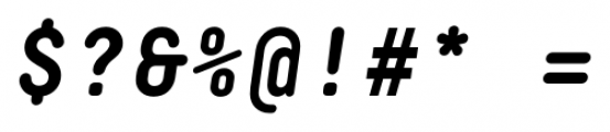 Decima Mono Round Bold Italic Font OTHER CHARS