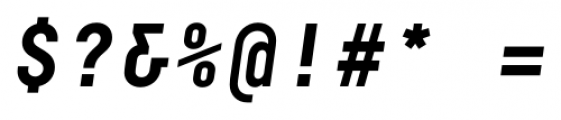 Decima Mono X Bold Italic Font OTHER CHARS