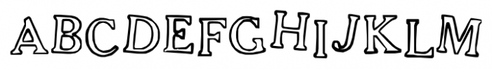 Deconstructed JNL Regular Font LOWERCASE