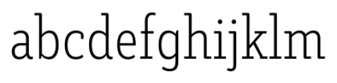 Decour Condensed Ultra Light Font LOWERCASE