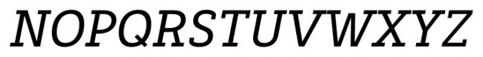Decour Semi Bold Italic Font UPPERCASE
