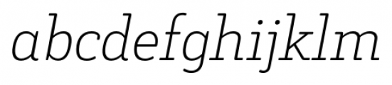 Decour Soft Ultra Light Italic Font LOWERCASE