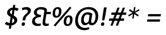DejaRip Medium Italic Font OTHER CHARS