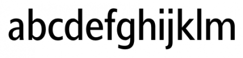 Delargo DT Condensed Regular Font LOWERCASE