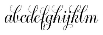 Delicatta Regular Font LOWERCASE