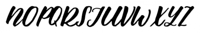 Delilah Regular Font UPPERCASE