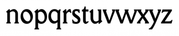 Della Robbia Bold Condensed Font LOWERCASE