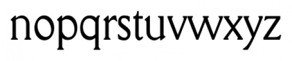 Della Robbia Condensed Font LOWERCASE