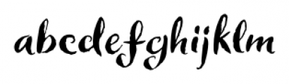 Delorita OT Regular Font LOWERCASE