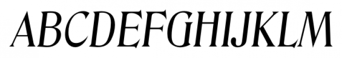 Denver Serial Italic Font UPPERCASE