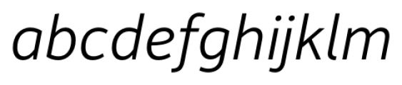 Depot New Light Italic Font LOWERCASE