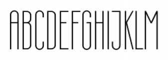 Designer RD Ultra Light Font UPPERCASE