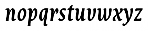 Destra Medium Italic Font LOWERCASE