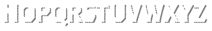 Dever Serif Line Medium Font UPPERCASE
