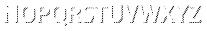 Dever Serif Line Regular Font LOWERCASE